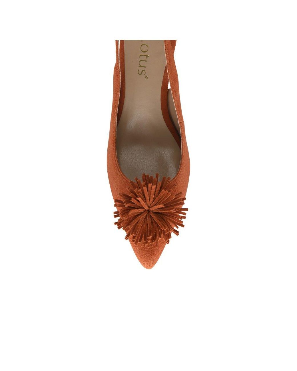 Lotus Red Caterina Court Shoes