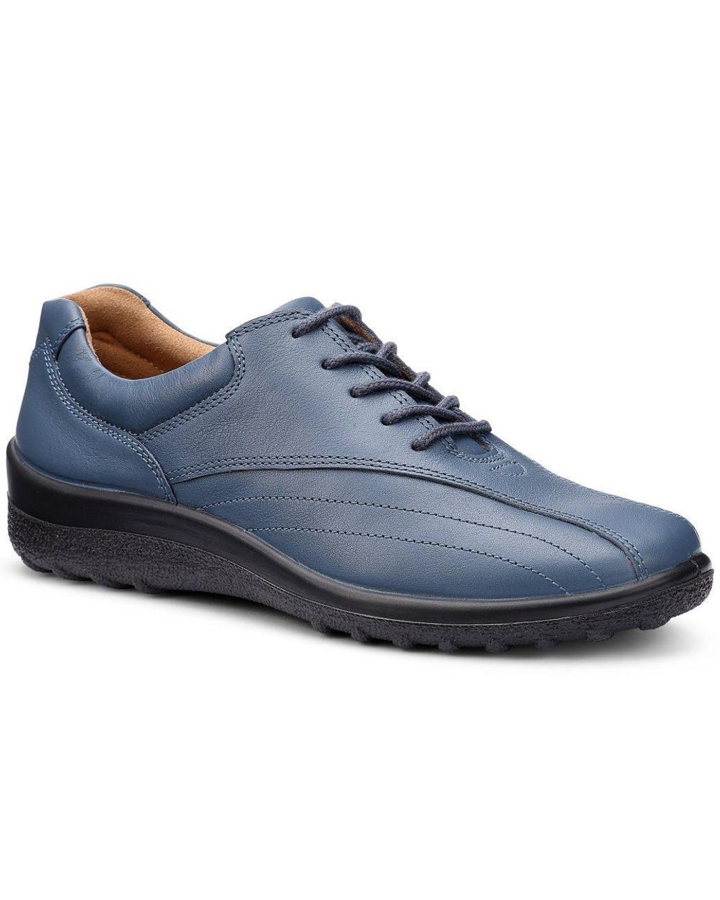 Hotter Blue Tone Ii Wide Fit Shoes