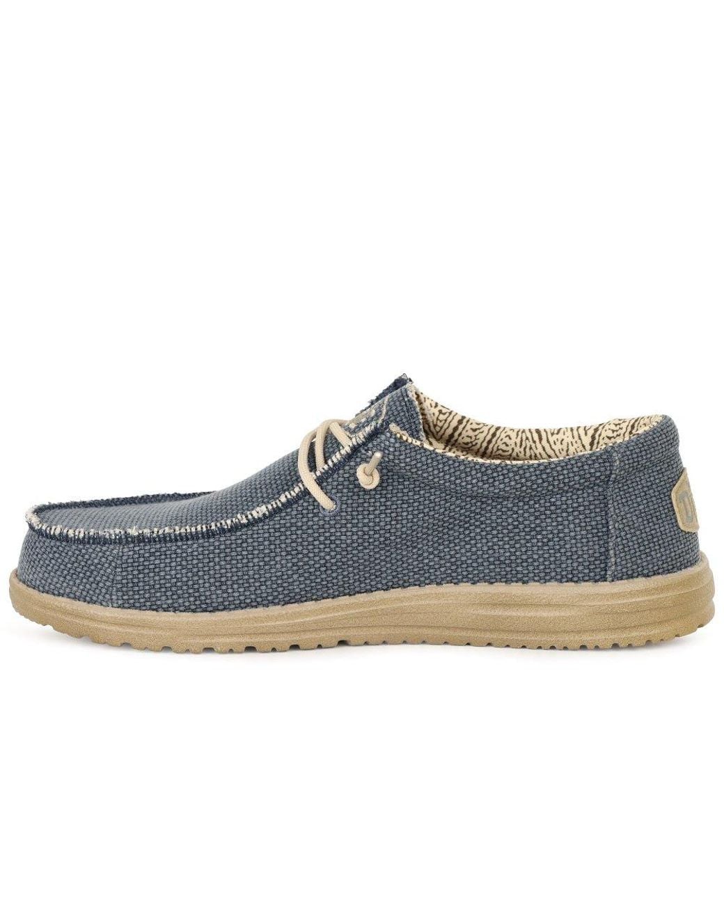 HeyDude Blue Wally Braided Shoes for men