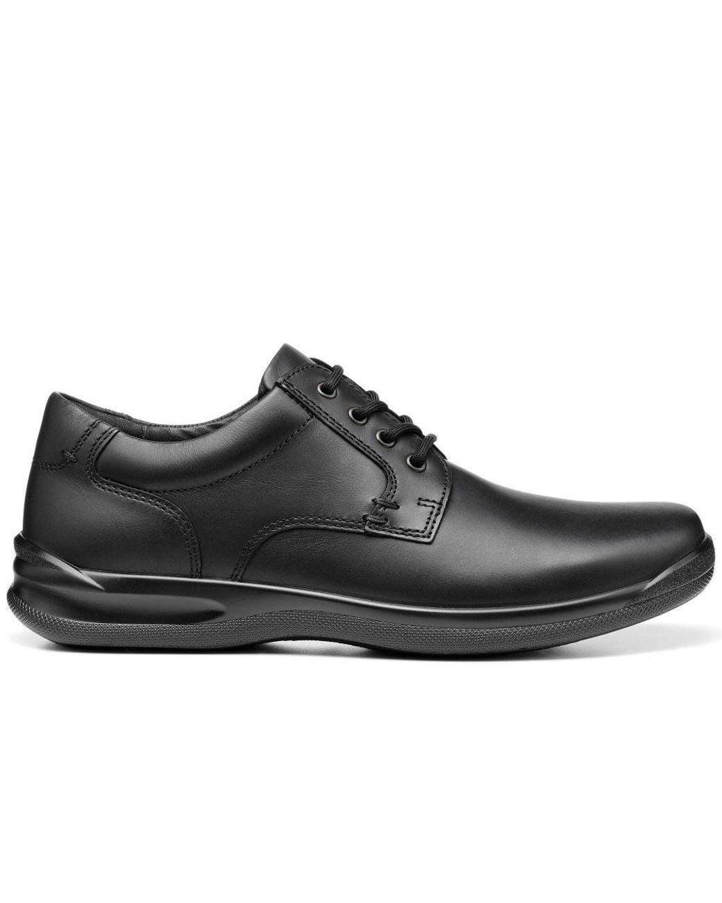 Hotter Black Burton Ii Casual Shoes for men