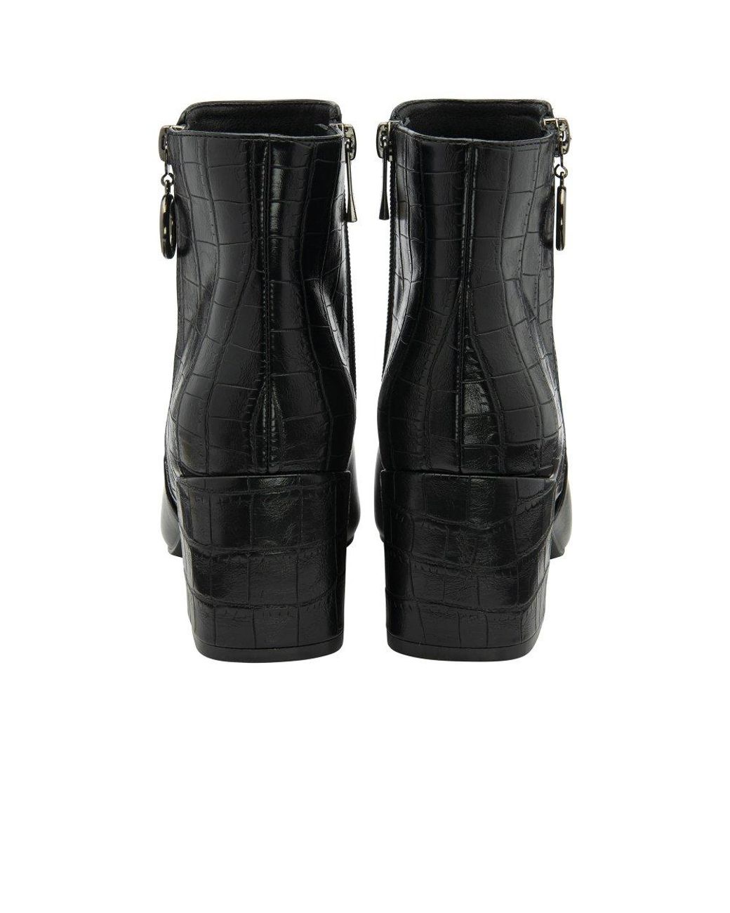 Lotus Black Michaela Ankle Boots