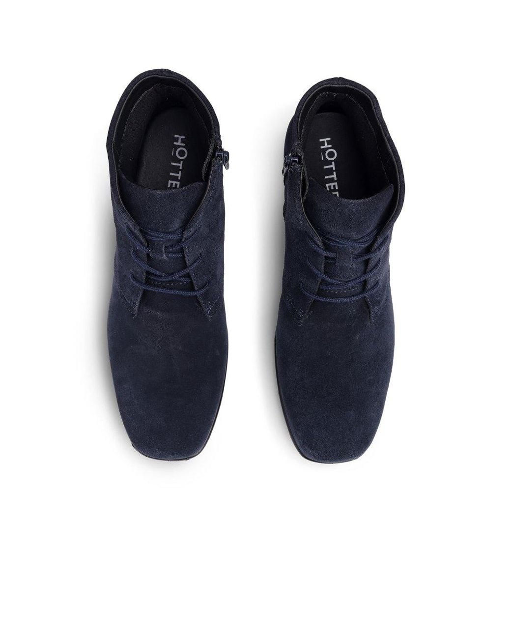 Hotter Blue Fenton Ankle Boots