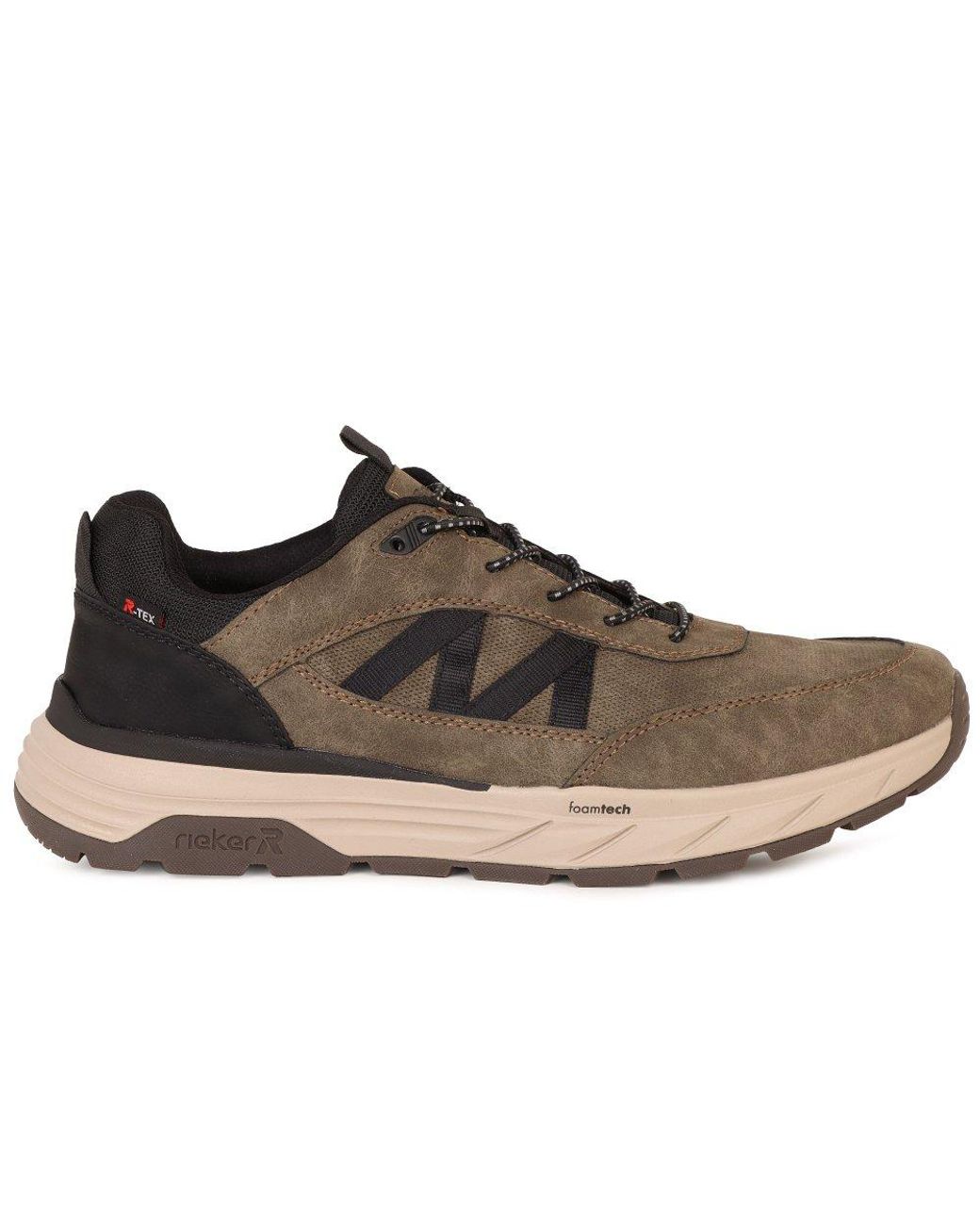 Rieker Brown Prato Trainers for men