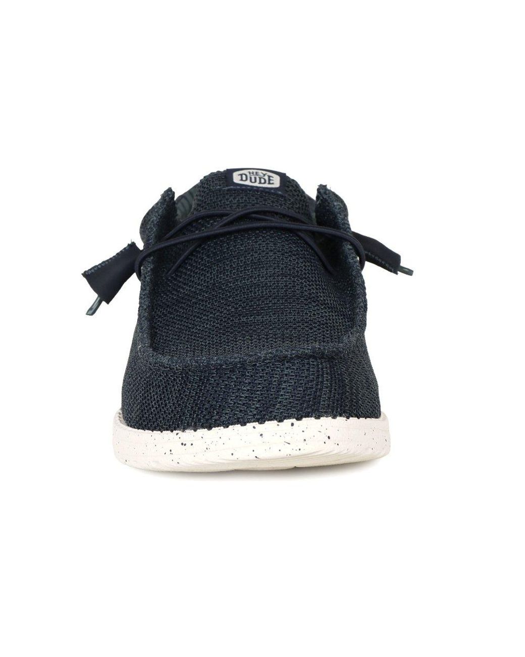 HeyDude Blue Wally Stretch Shoes for men