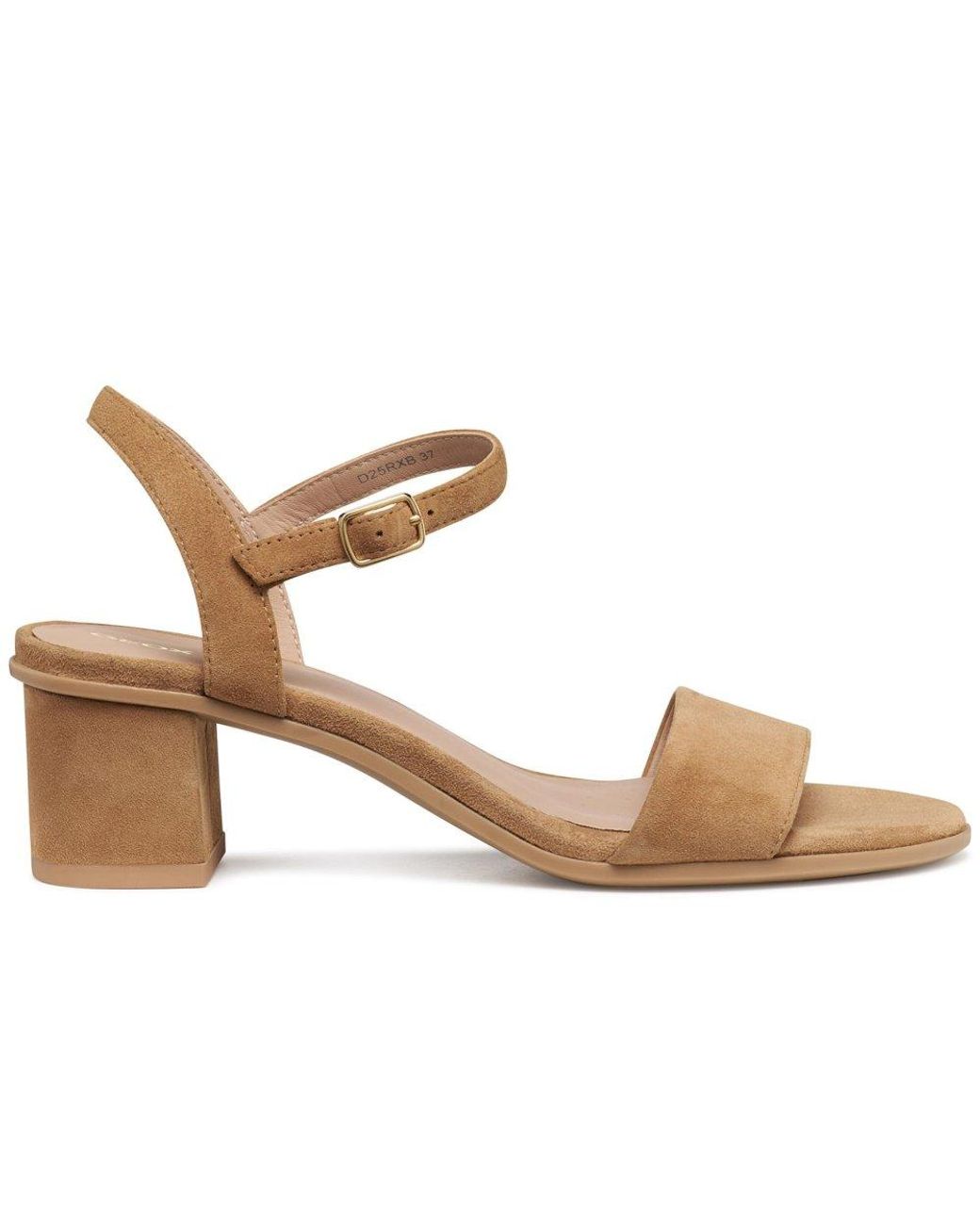 Geox Brown D Aurely 50 Heeled Sandals