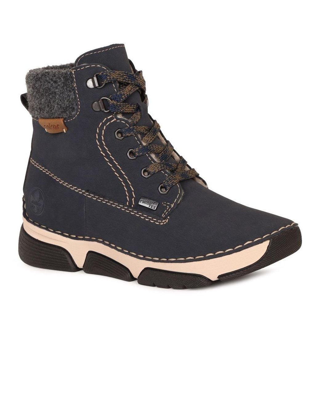 Rieker Blue Stainton Ankle Boots