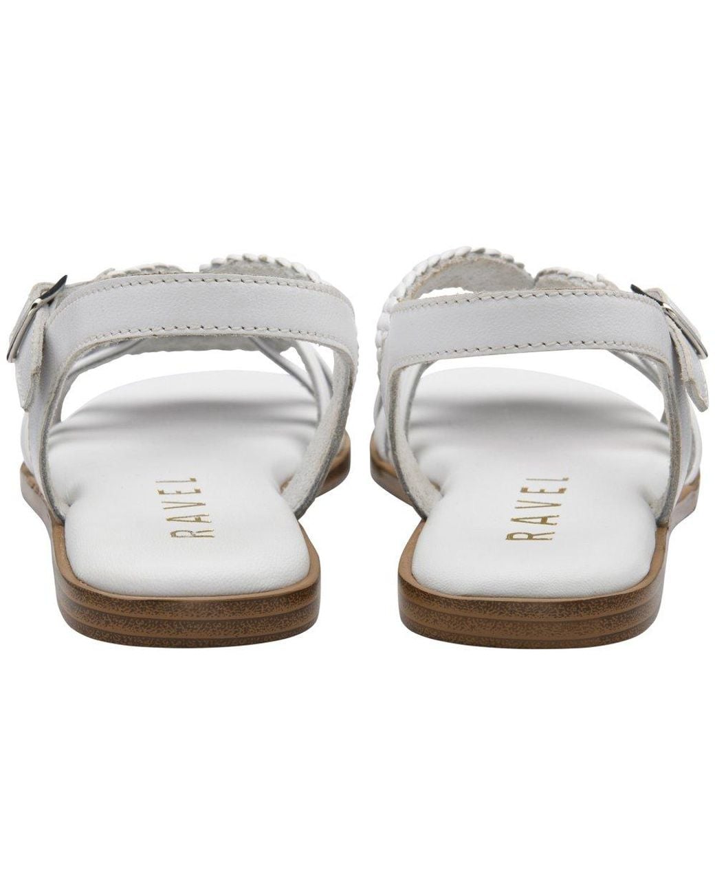 Ravel White Danby Sandals
