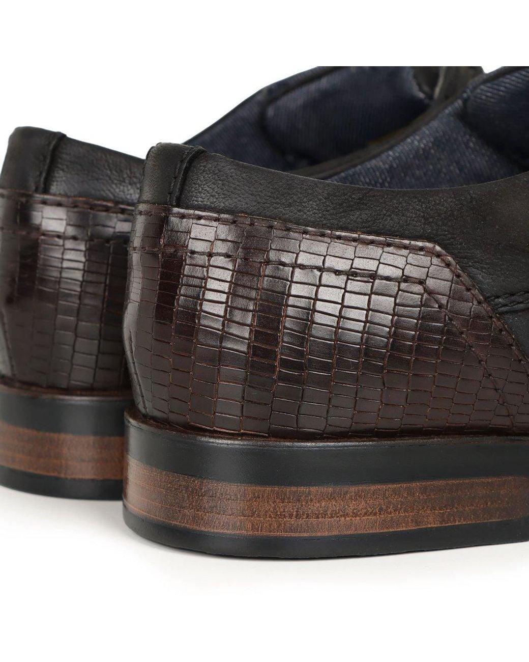 Bugatti Black Lawson Shoes for men
