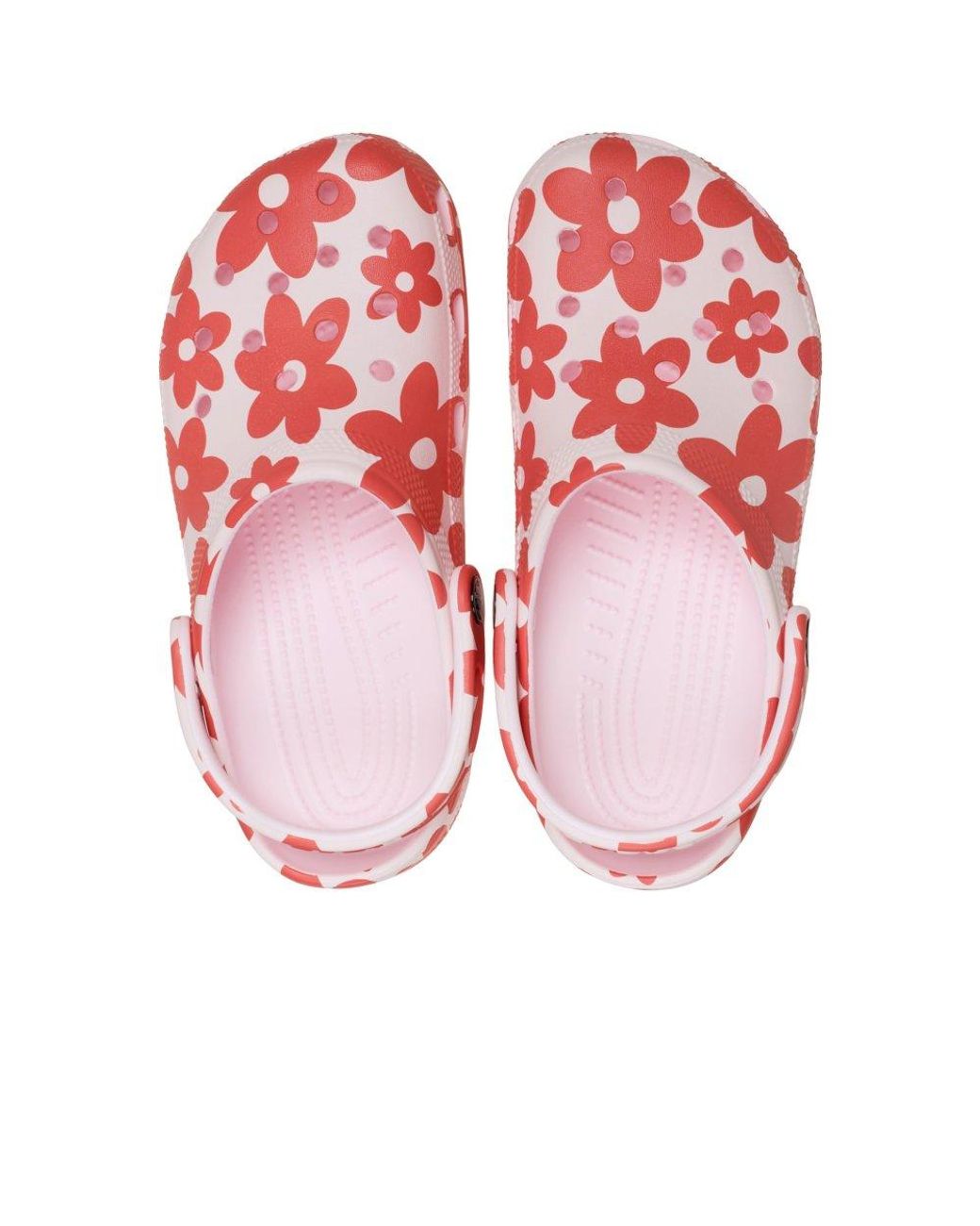 CROCSTM Red Classic Pop Petals Clogs