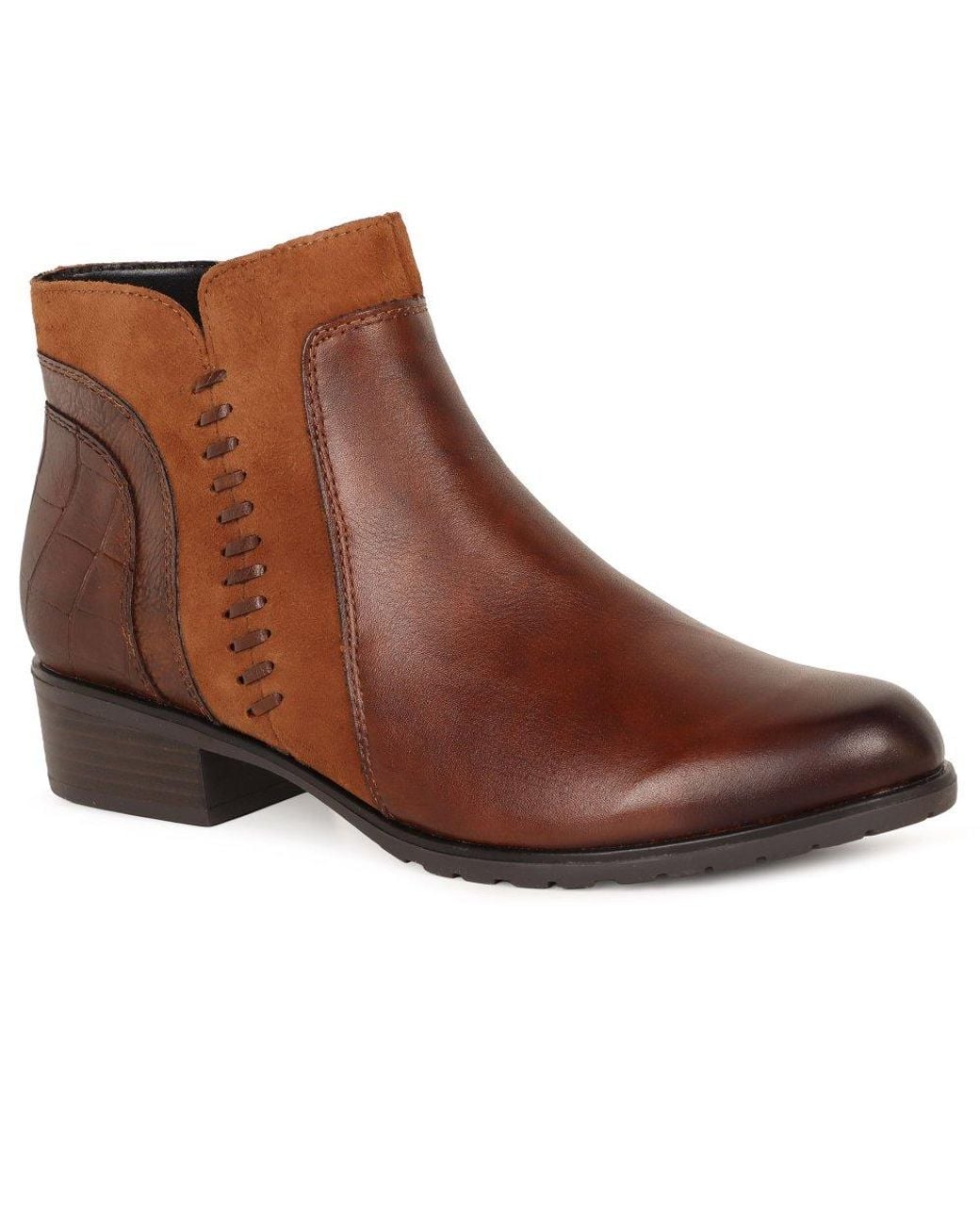 Remonte Brown Macy Ankle Boots