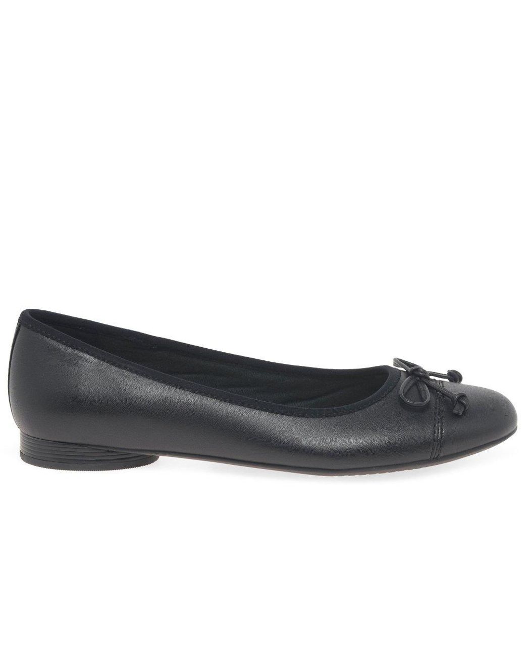 Clarks Blue Loreleigh Rae Ballet Pumps