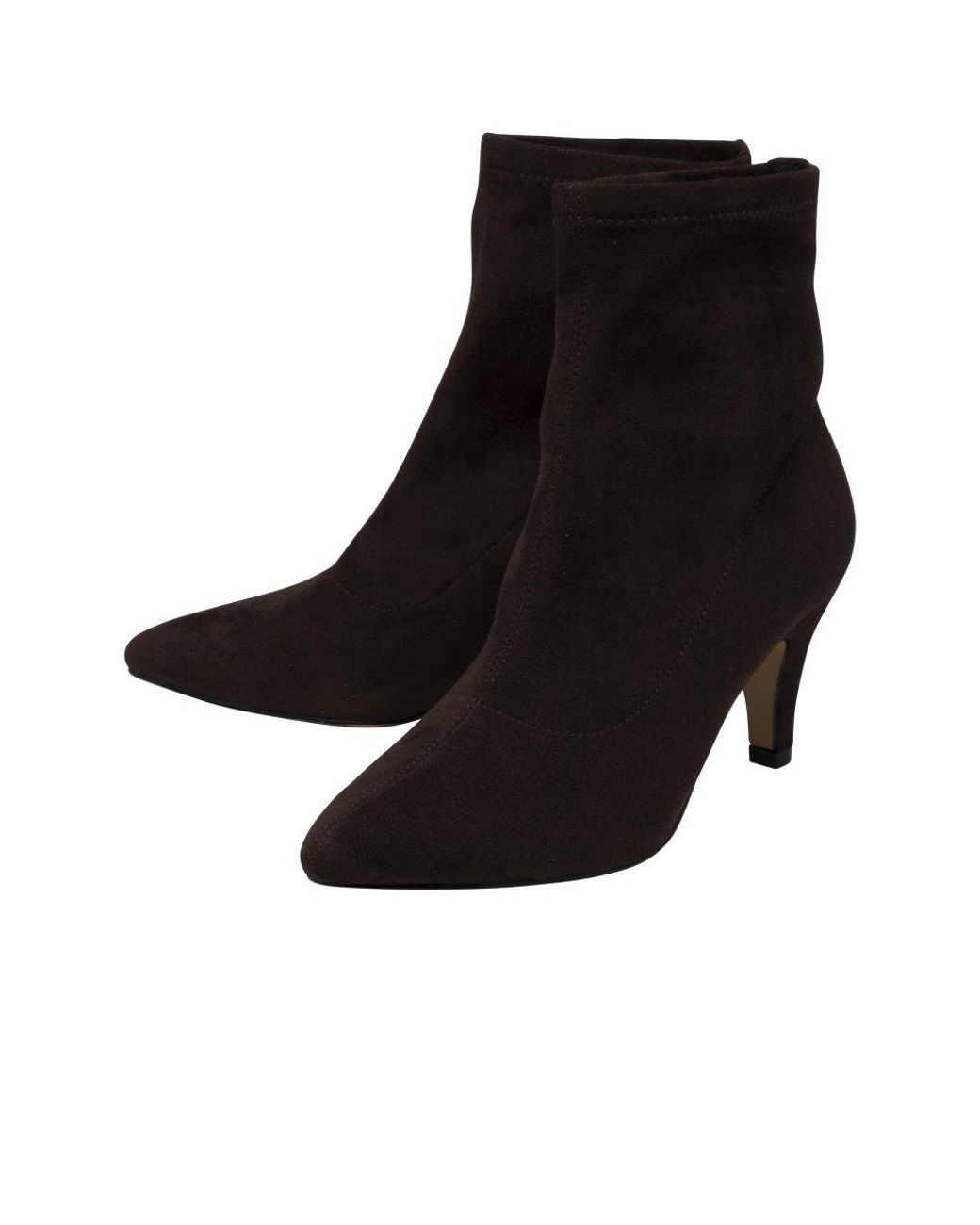 Lotus Black Tori Ankle Boots