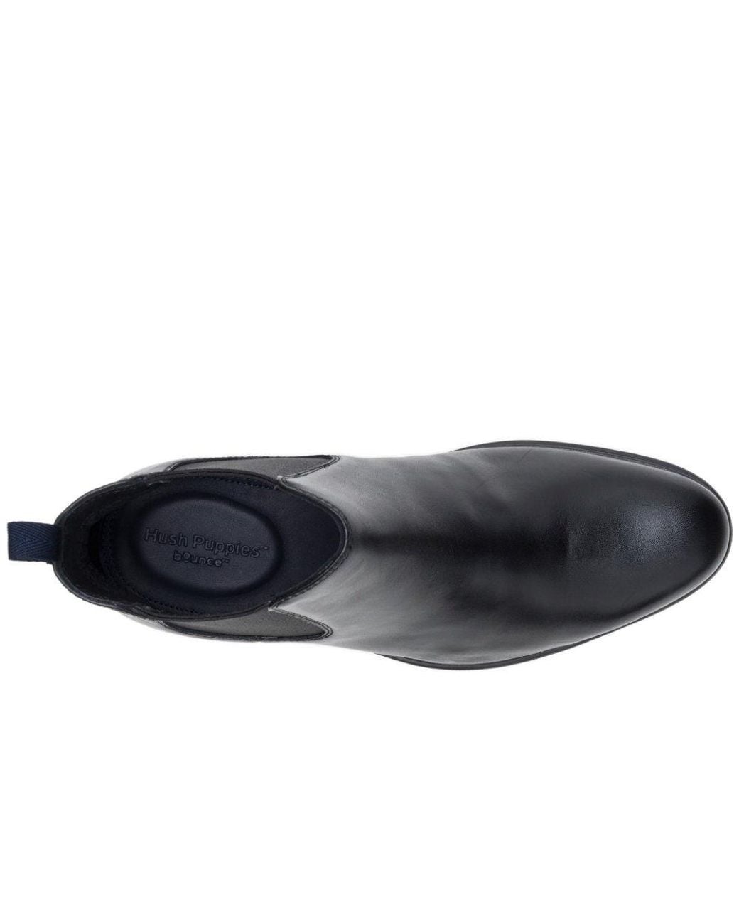 Hush Puppies Black Lewis Chelsea Boots for men