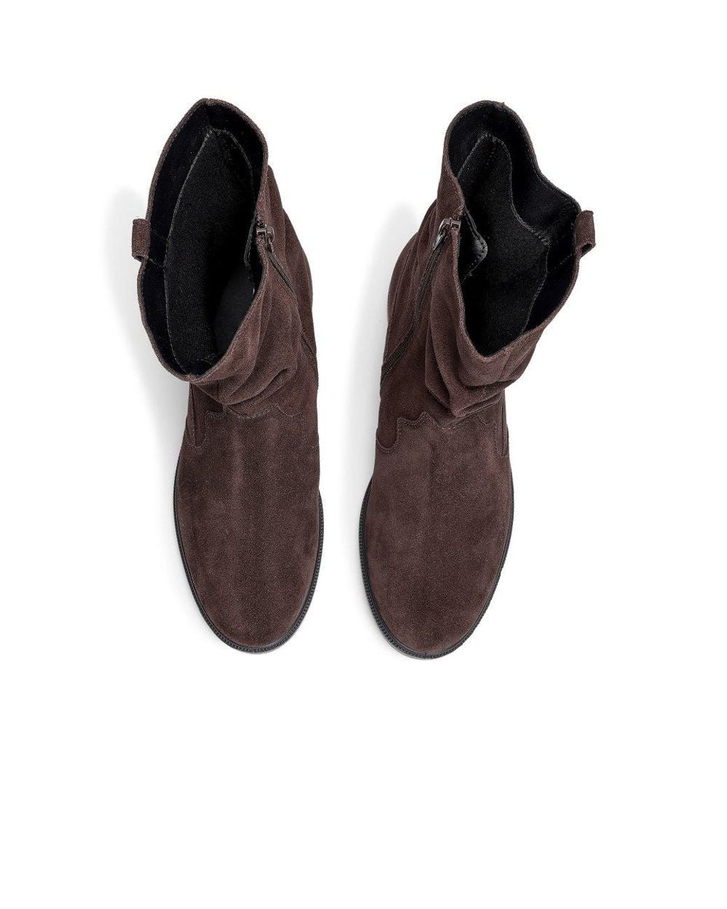 Hotter Brown Irving Wide Fit Boots