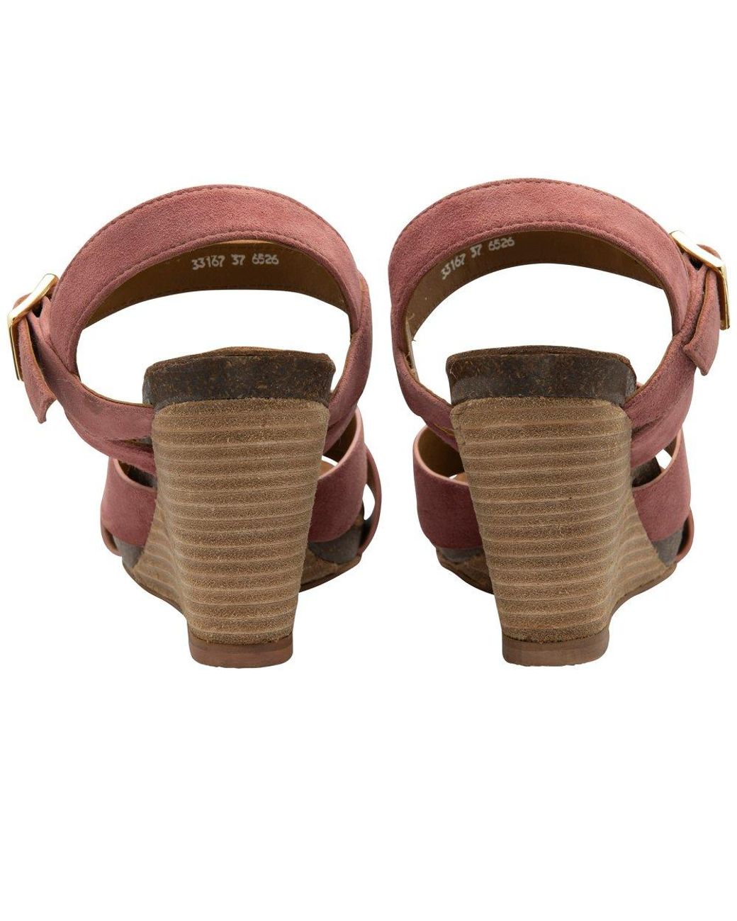 Ravel Brown Kelty Wedge Sandals