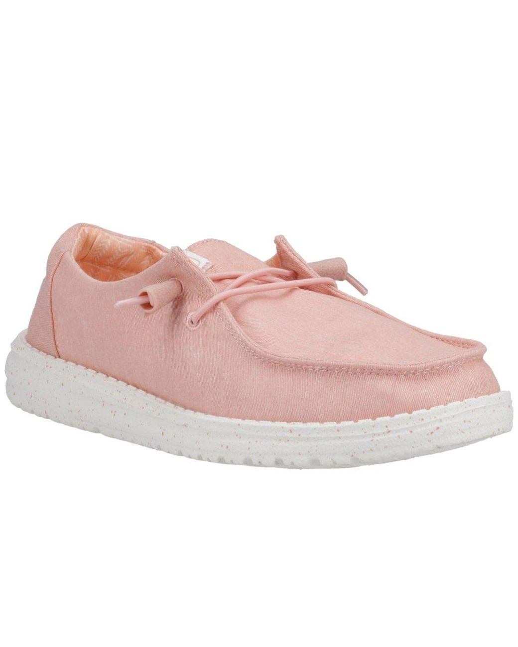 HeyDude Blue Wendy Canvas Shoes