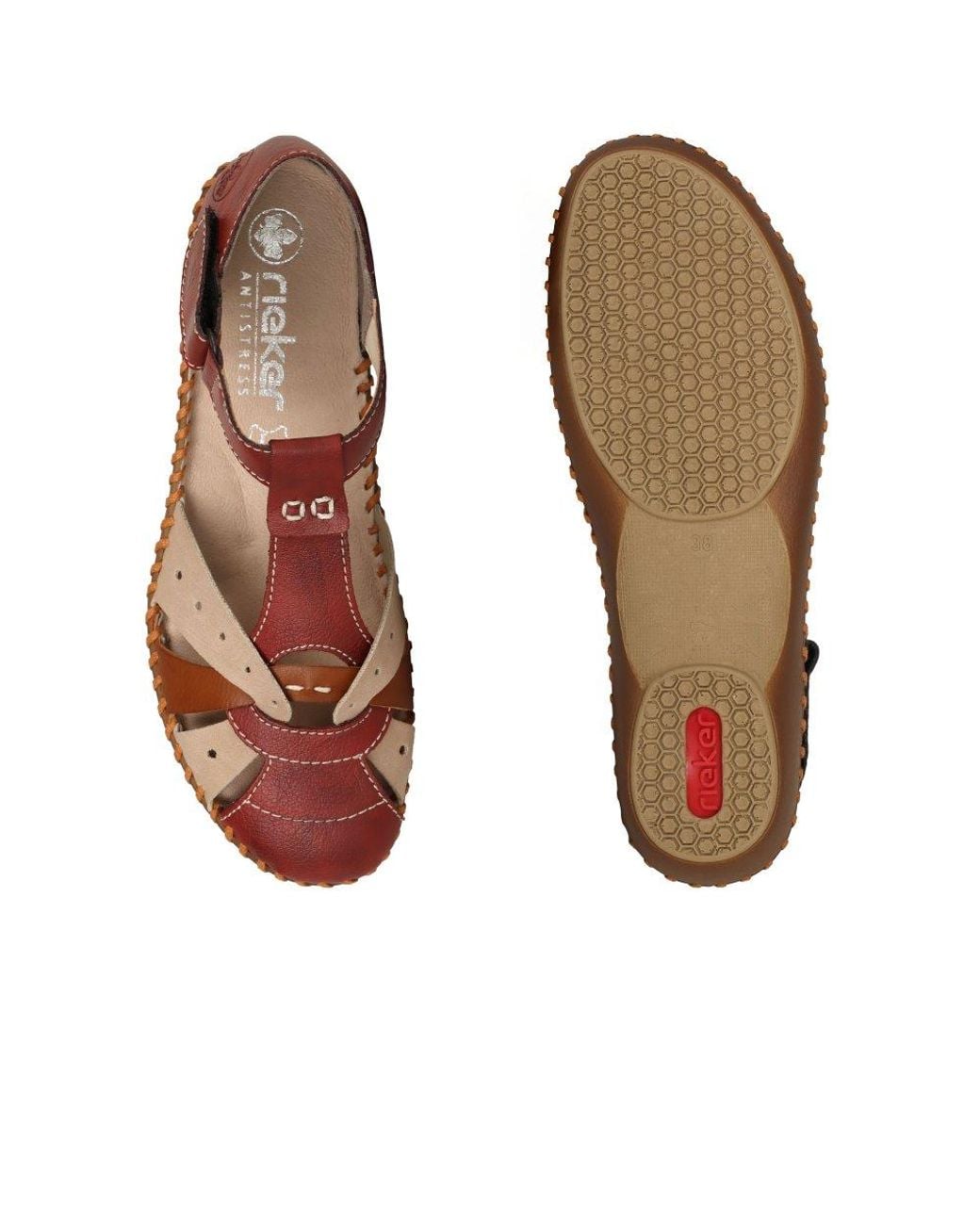 Rieker Brown Maria Sandals