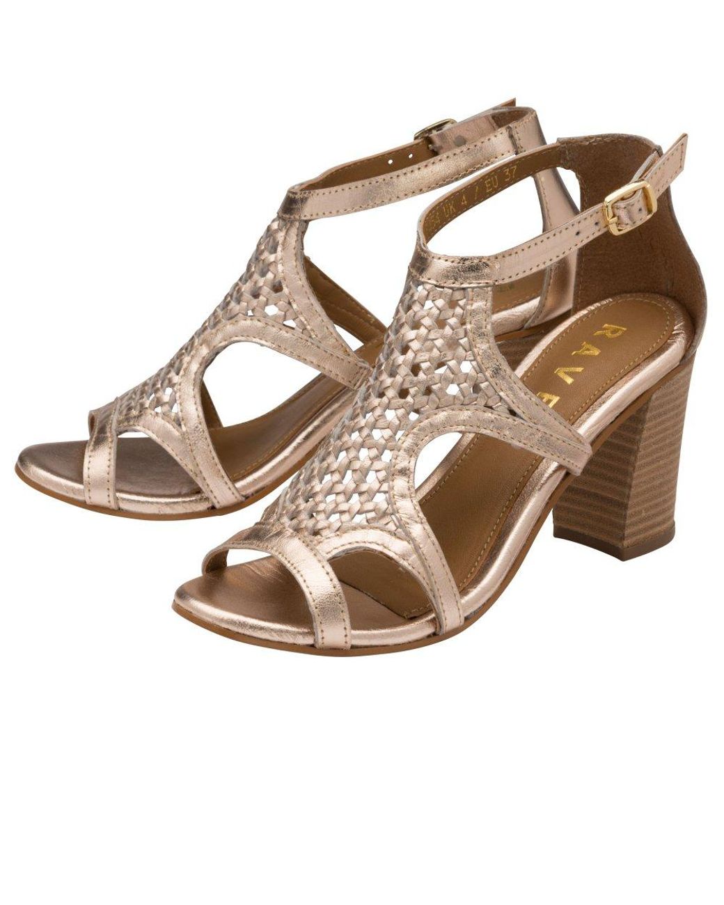 Ravel Metallic Coreen Heeled Sandals