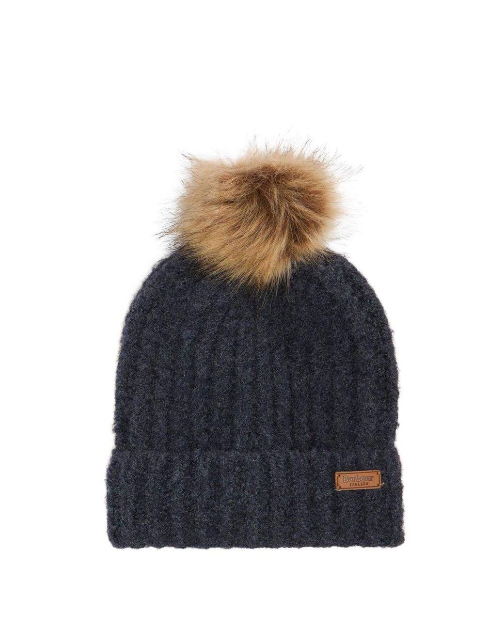 Barbour Green Saltburn Beanie &Amp; Tartan Scarf Set