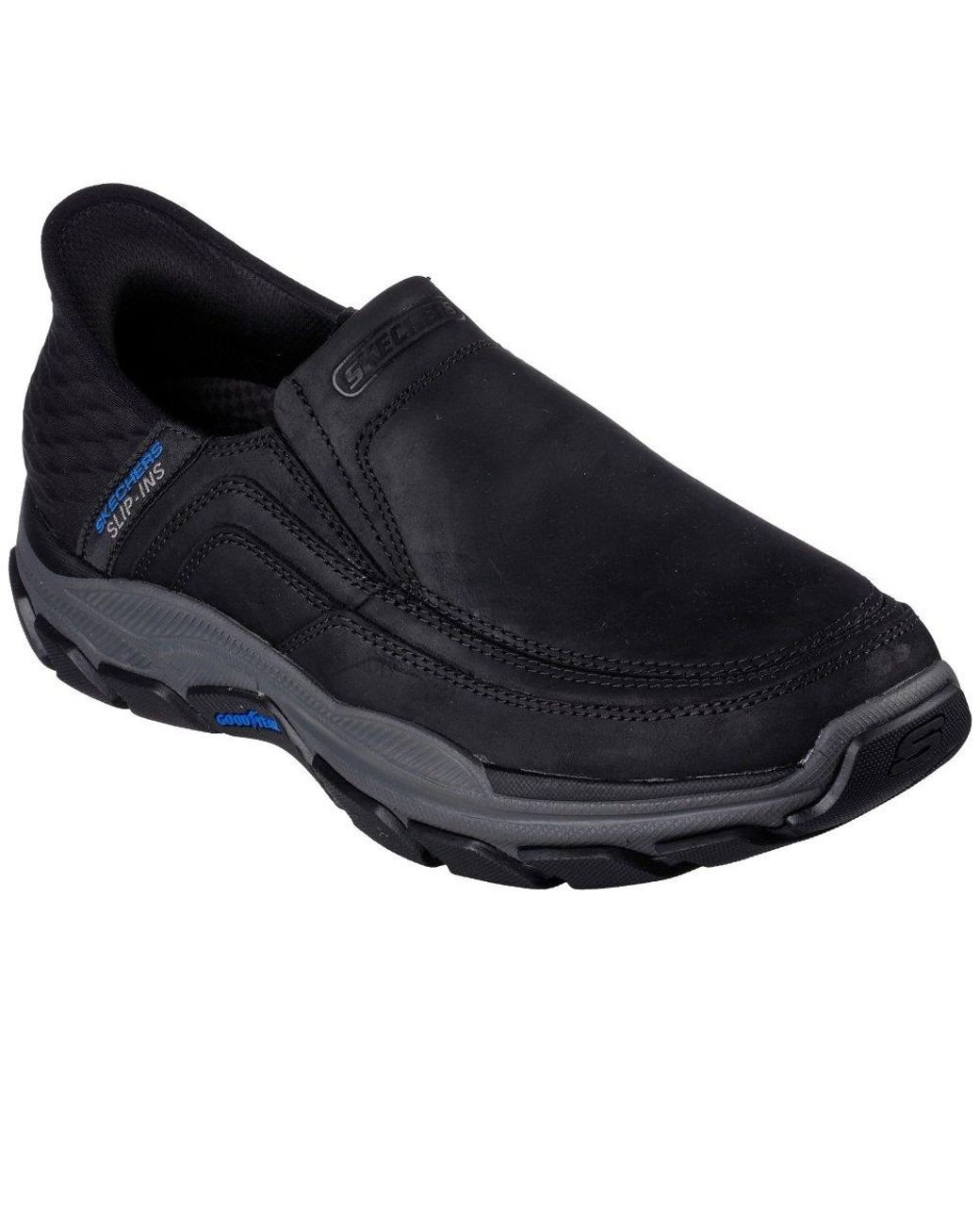 Skechers Respected Elgin Slip On Shoes in Blue for Men | Lyst Canada