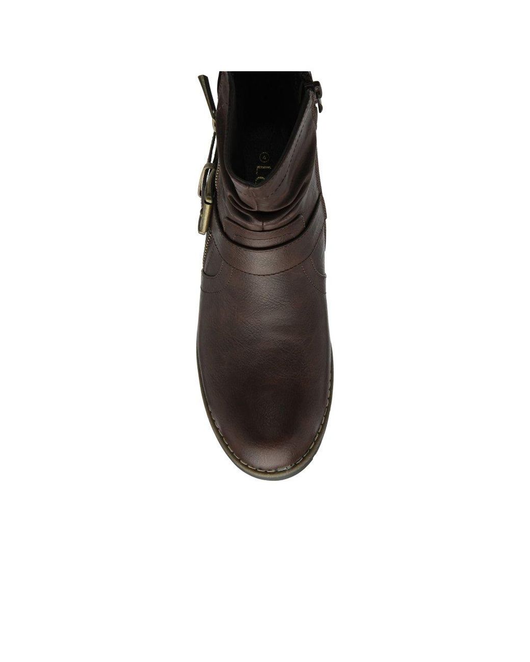 Lotus Brown Tulia Wide Fit Calf Boots