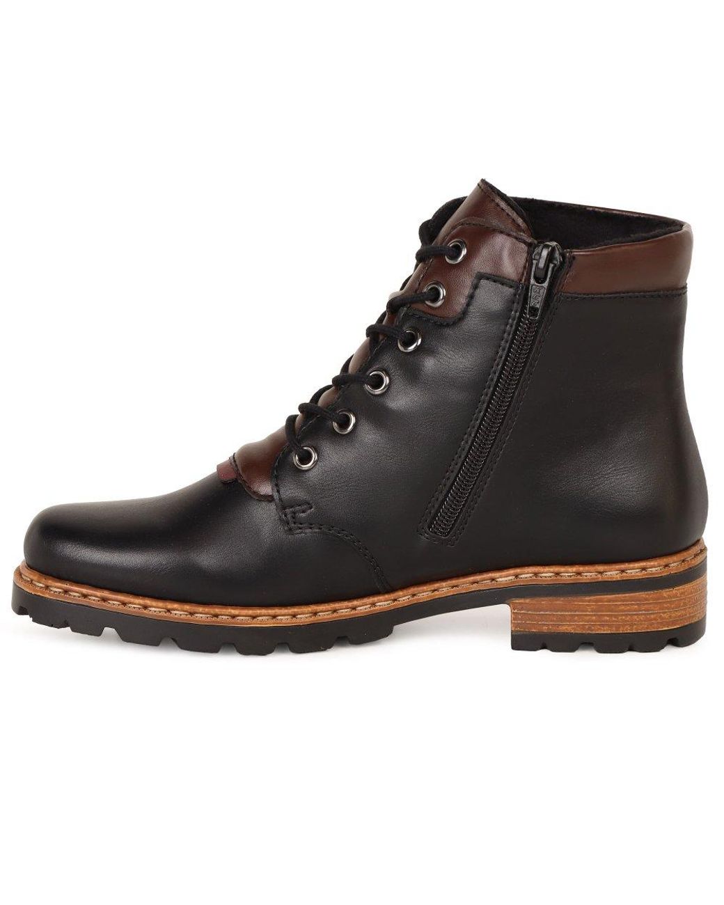 Rieker Black Thornton Ankle Boots