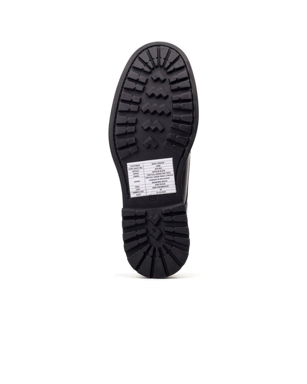 Base London Black Locke Lace Up Shoes for men
