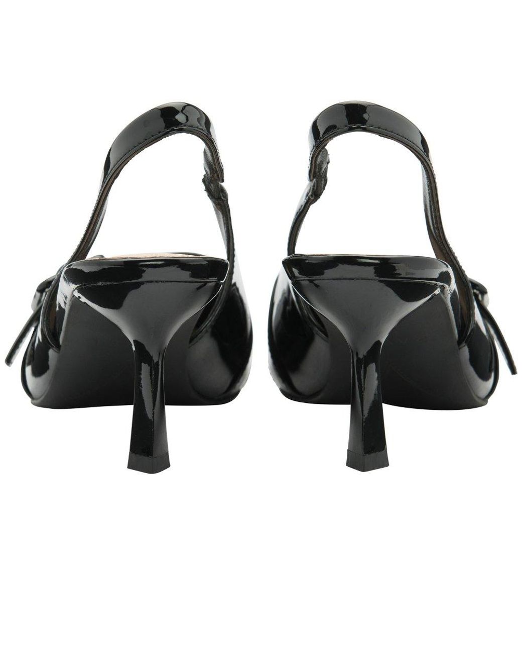 Ravel Black Dalry Slingback Court Shoes