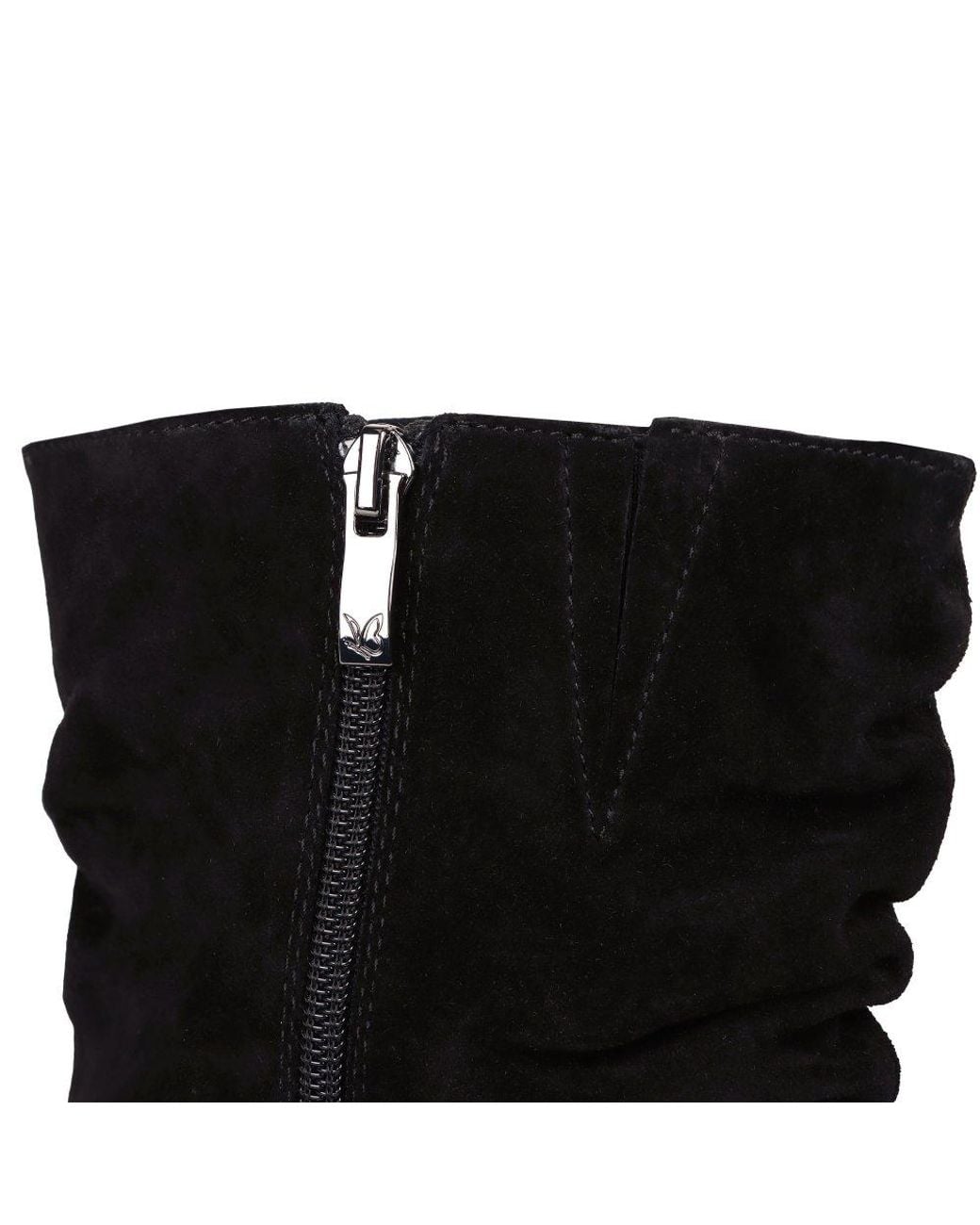 Caprice Black Fifi Calf Length Boots