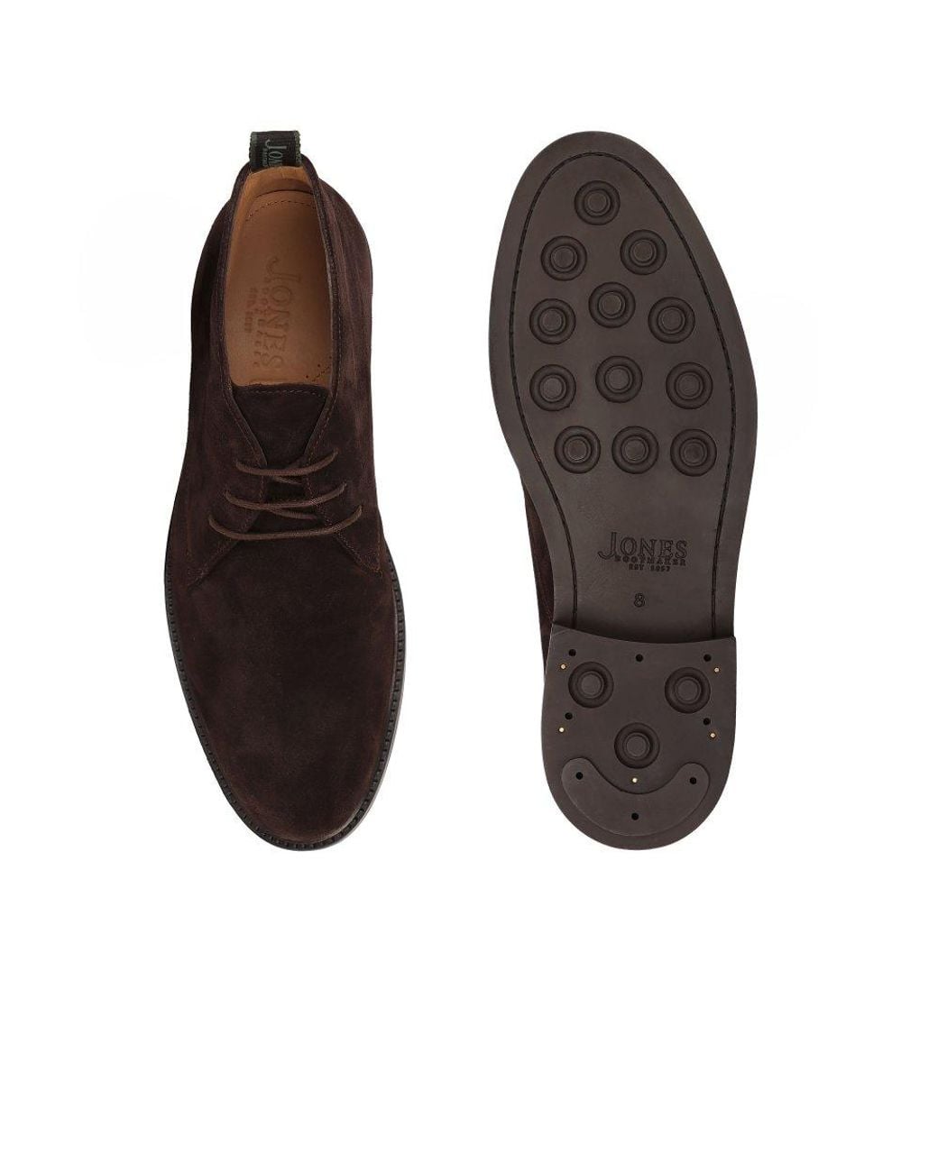 Jones Bootmaker Brown Deacon Chukka Boots for men