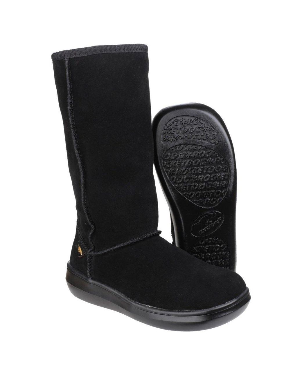 Rocket Dog Black Sugar Daddy Calf Boots