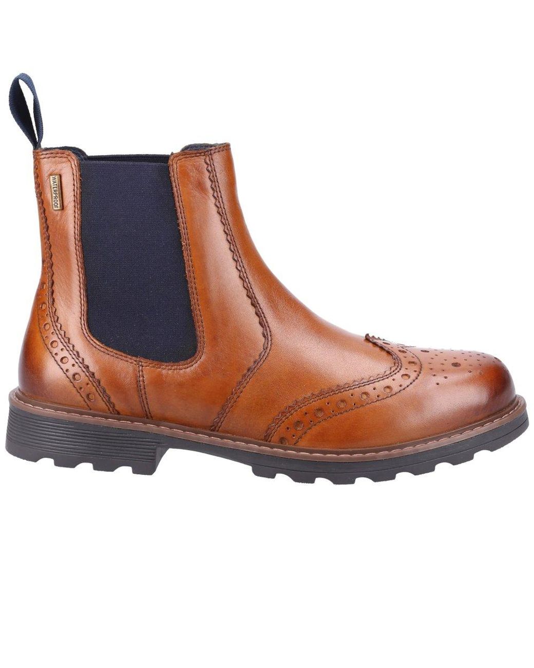 Cotswold Brown Ford Chelsea Boots for men