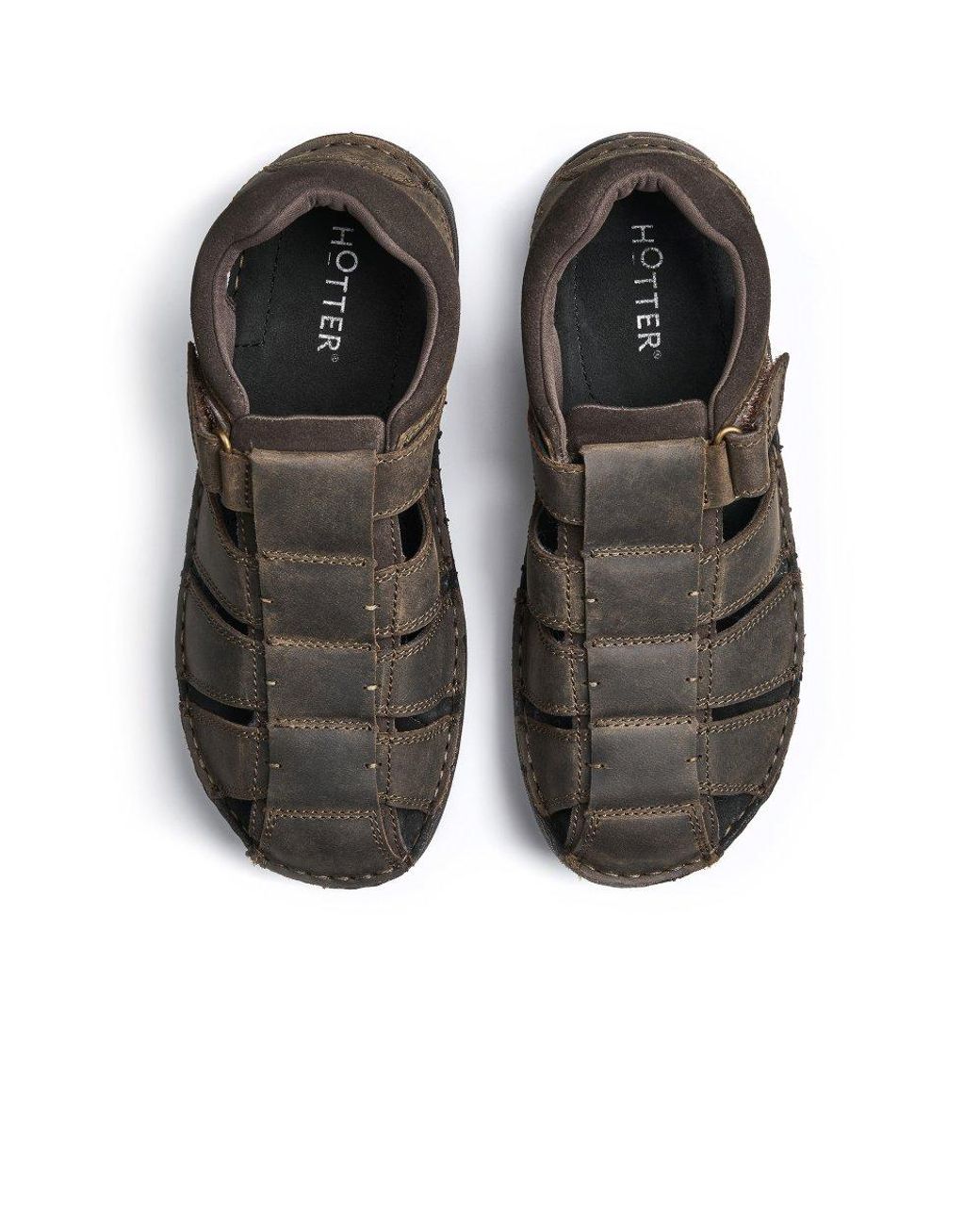 Hotter Brown Dock Ii Sandals for men