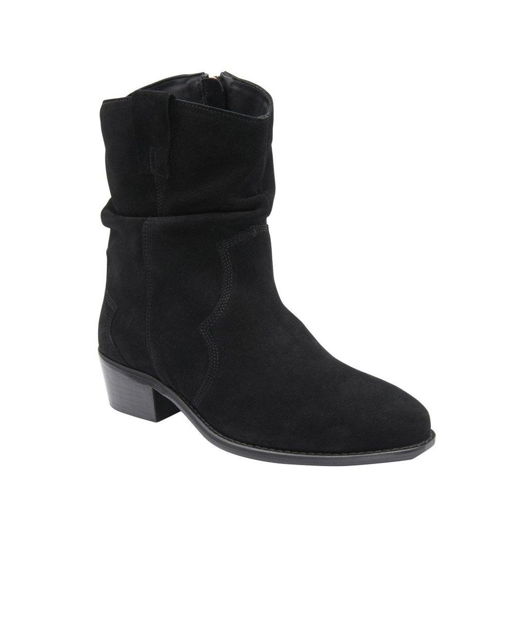 Lotus Black Dolly Ankle Boots