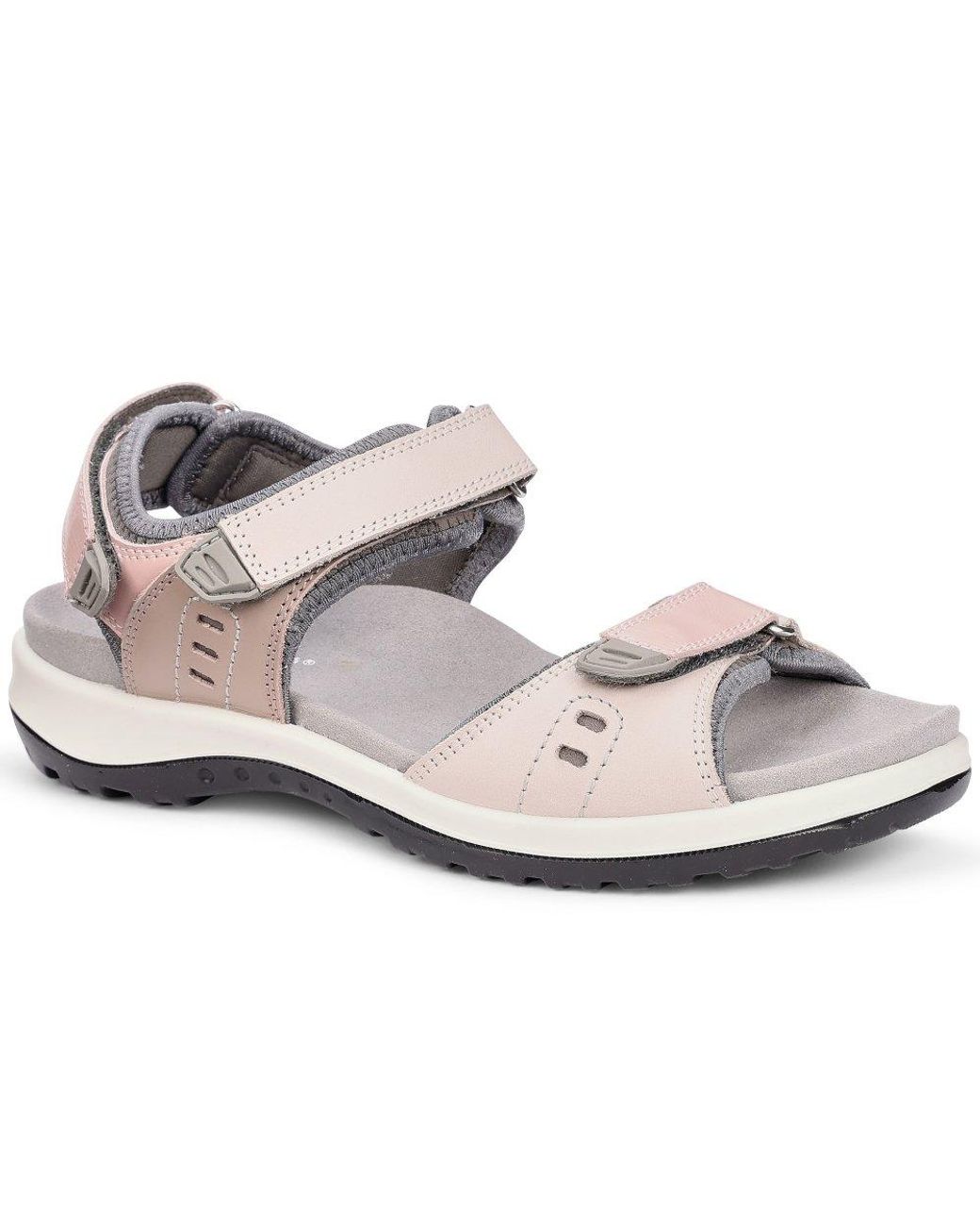 Hotter White Walk Ii Sandals