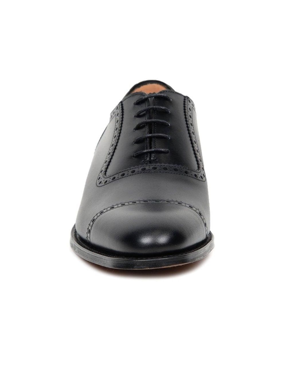 Cheaney Black Fenchurch Oxford Shoes for men