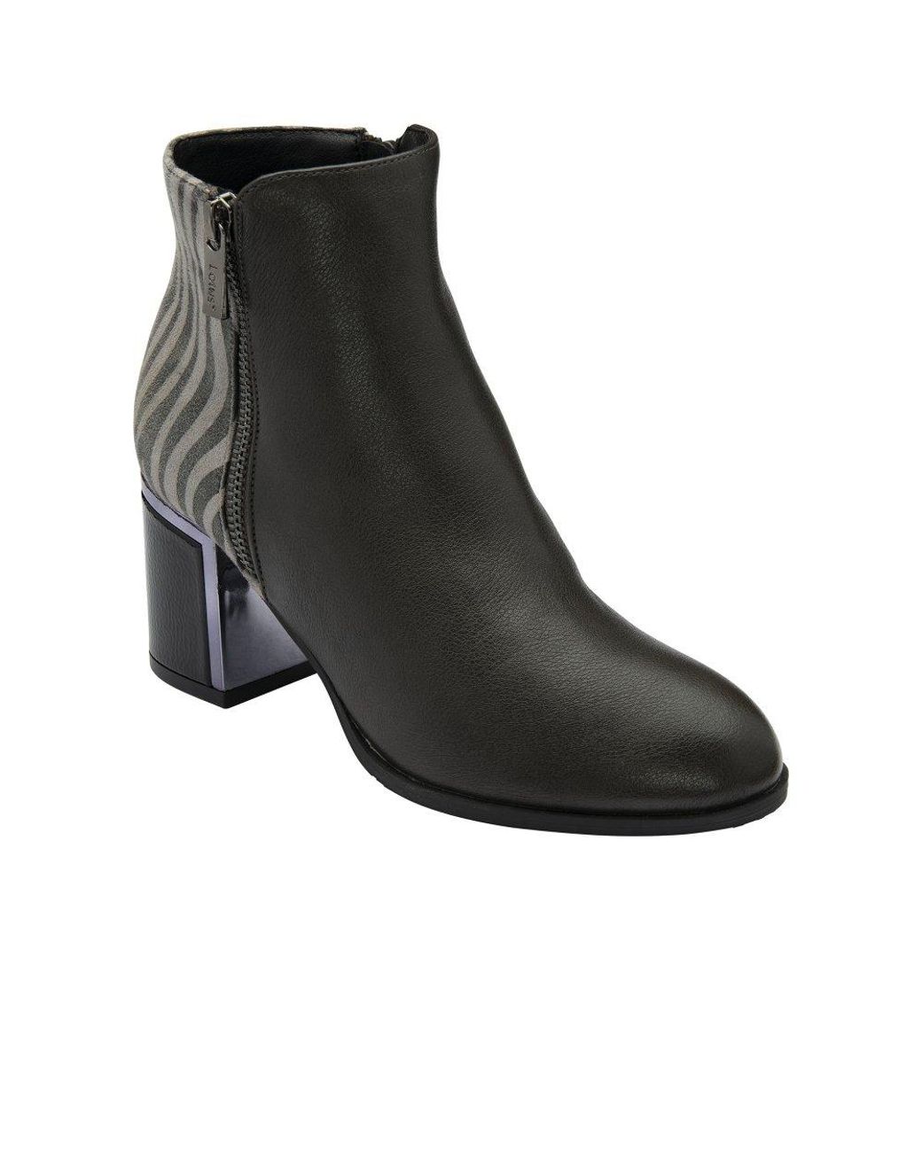 Lotus Black Athens Ankle Boots