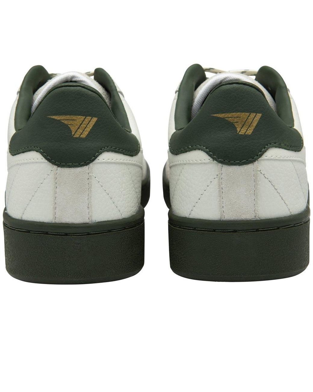 Gola White Contact Leather Trainers for men