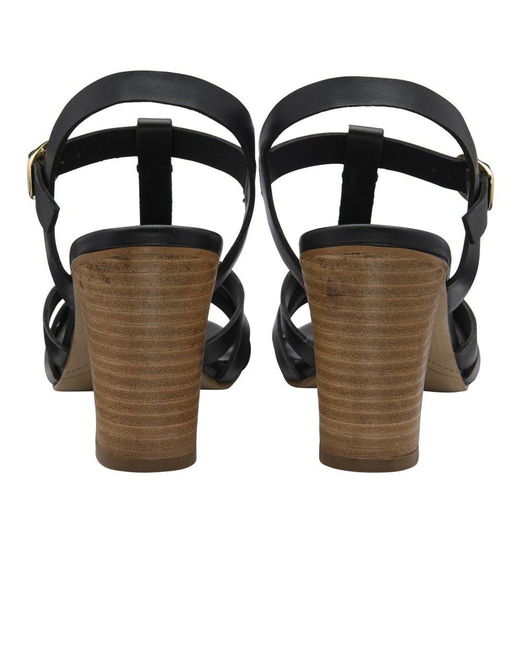 Ravel Black Elsdon Heeled Sandals
