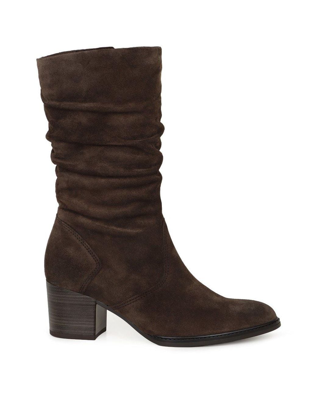 Gabor Brown Ramona Calf-Length Boots