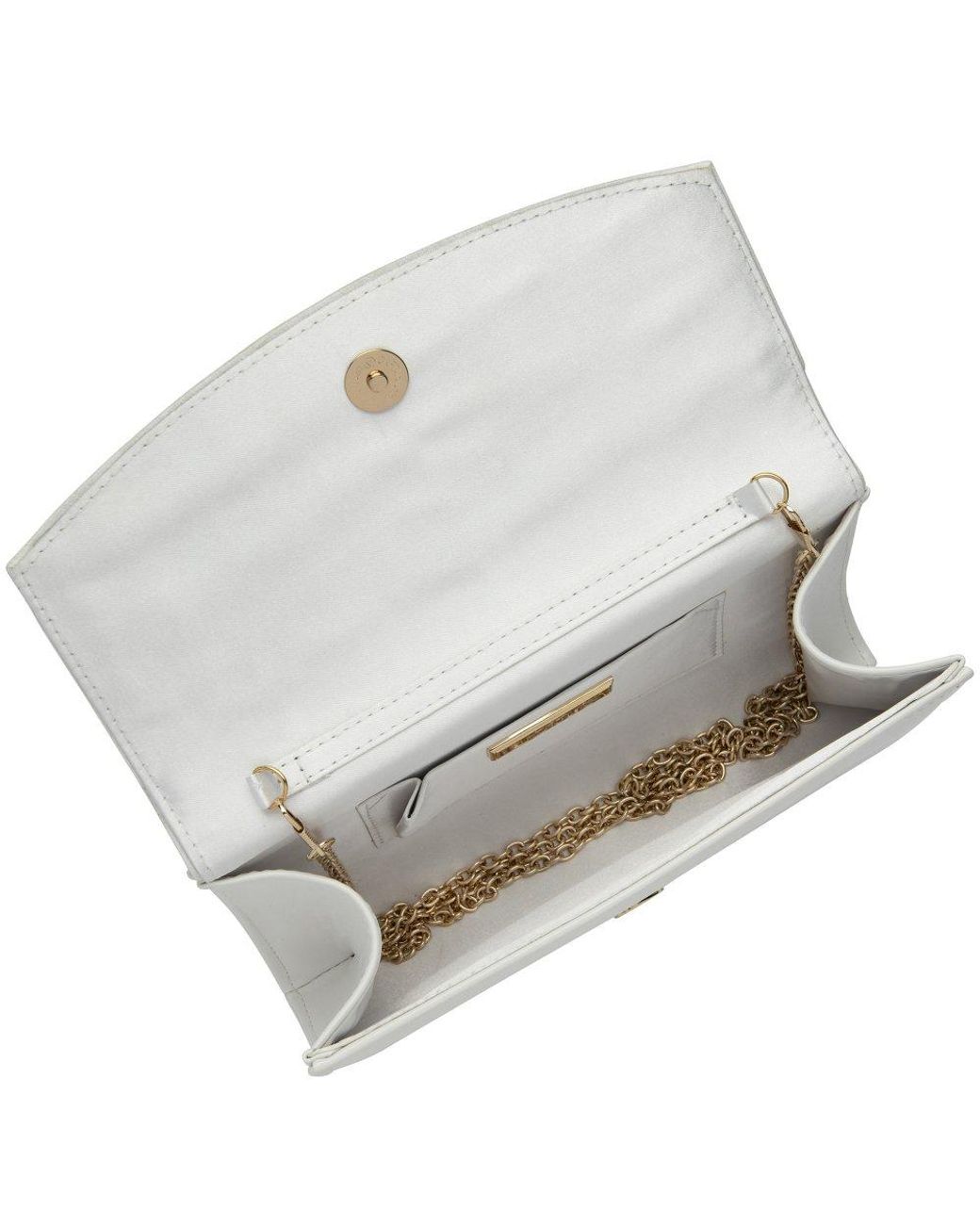 Lotus Metallic Trance Clutch Bag
