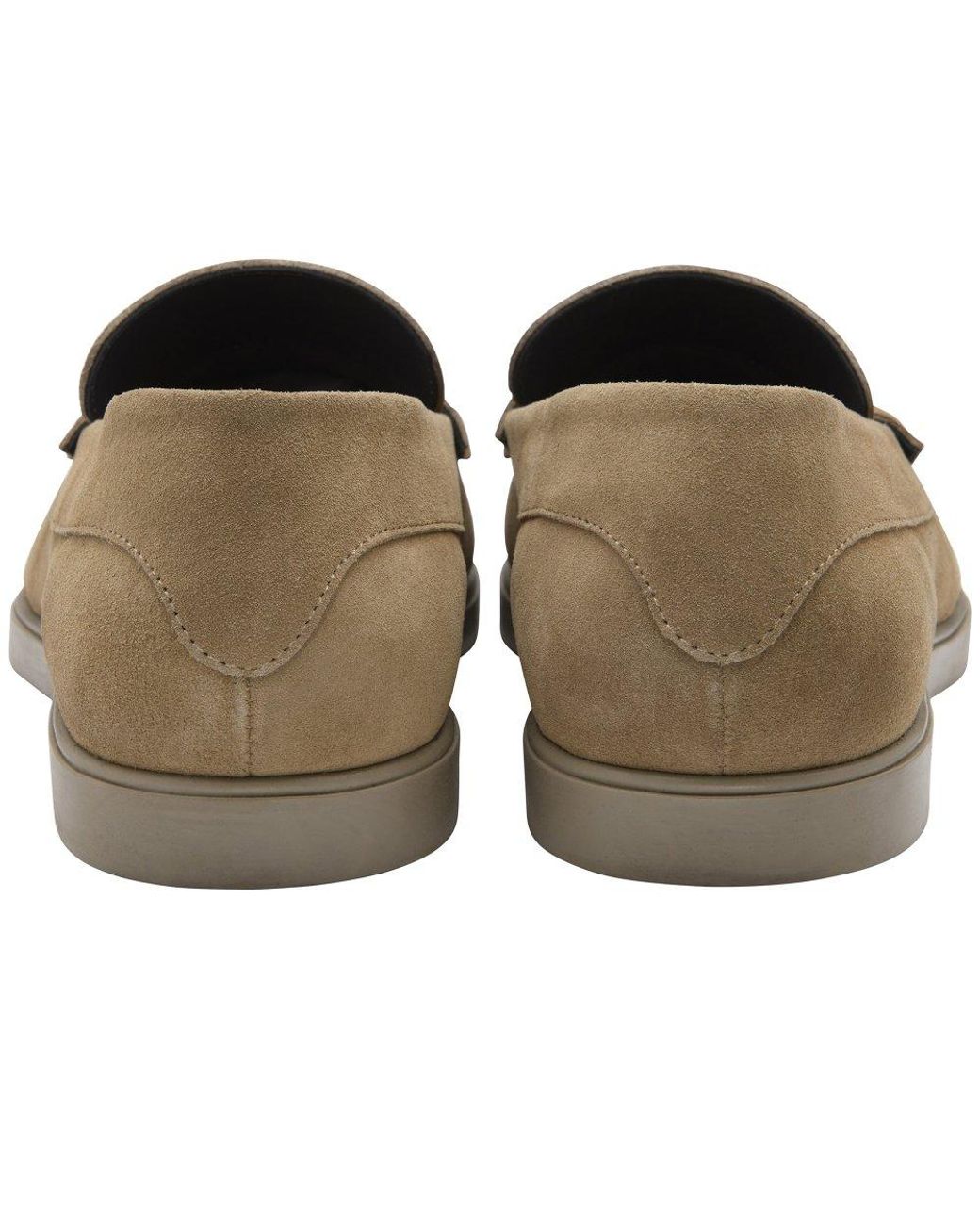 Frank Wright Brown Horn Penny Loafers for men