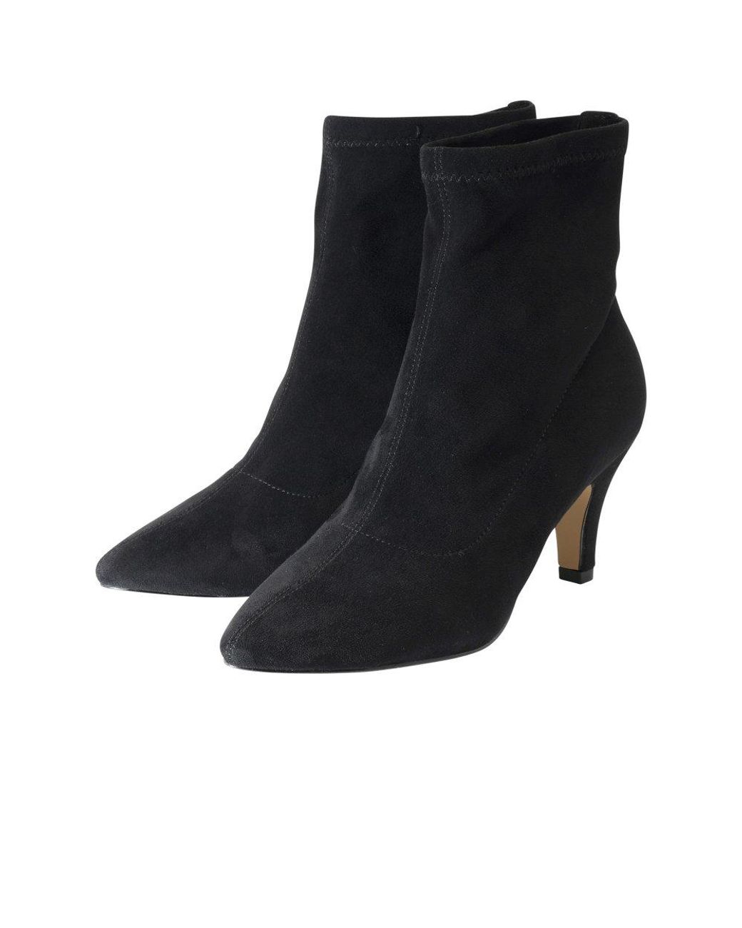 Lotus Black Tori Ankle Boots