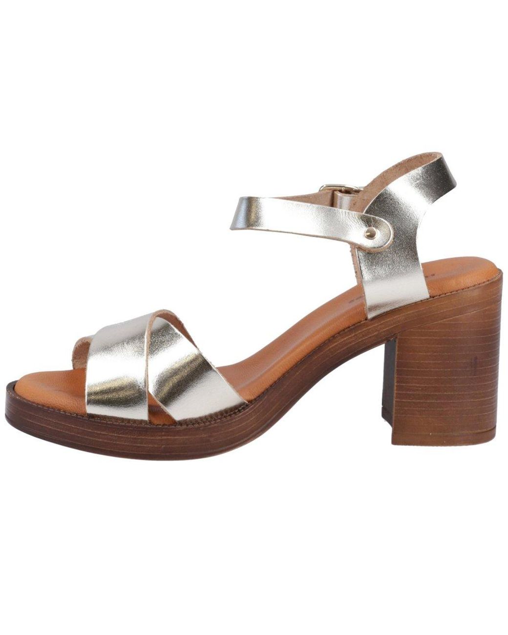 Hush Puppies Brown Georgia Heeled Sandals