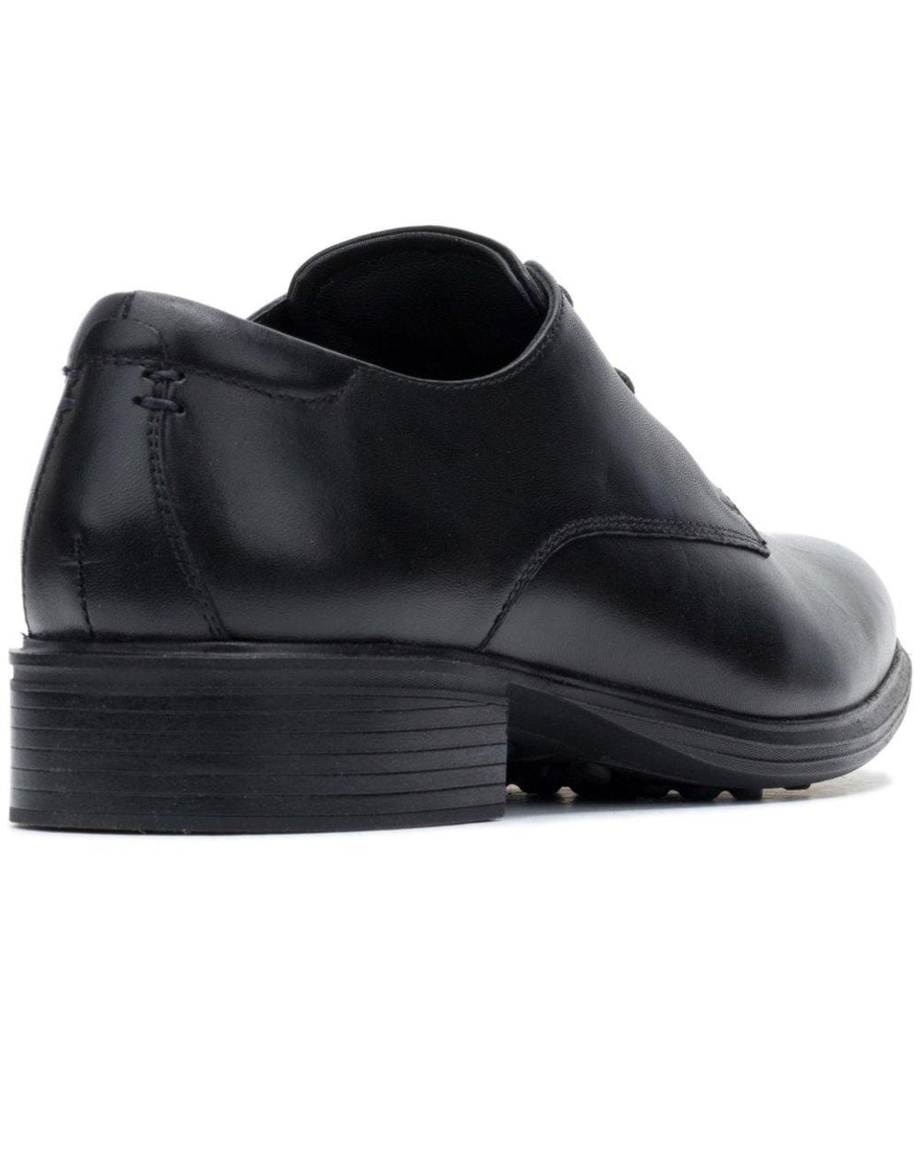 Hush Puppies Black Lewis Oxford Shoes for men