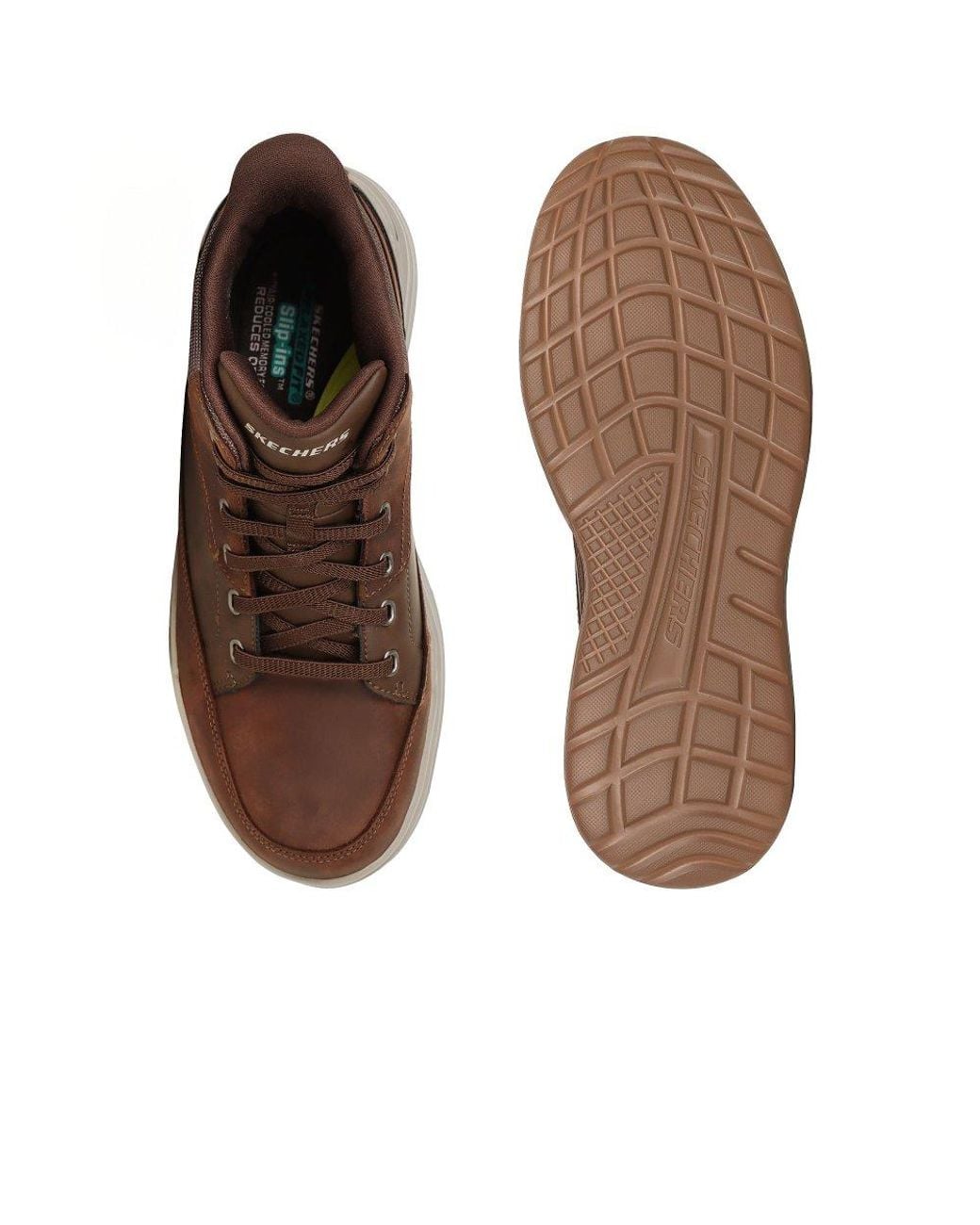 Skechers Brown Slip for men