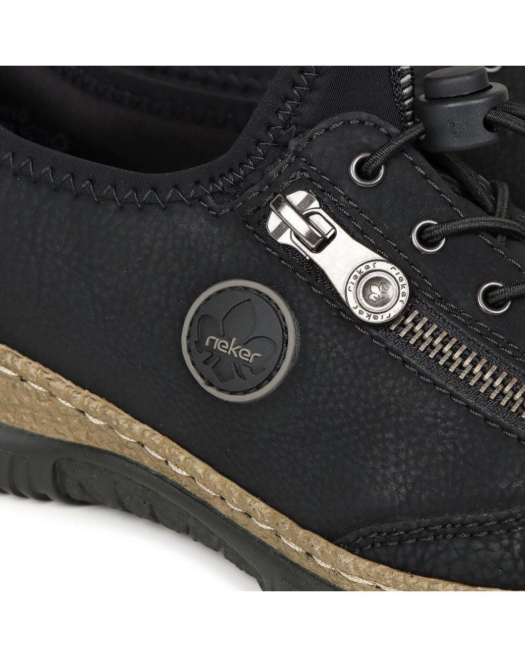 Rieker Black Haxby Shoes