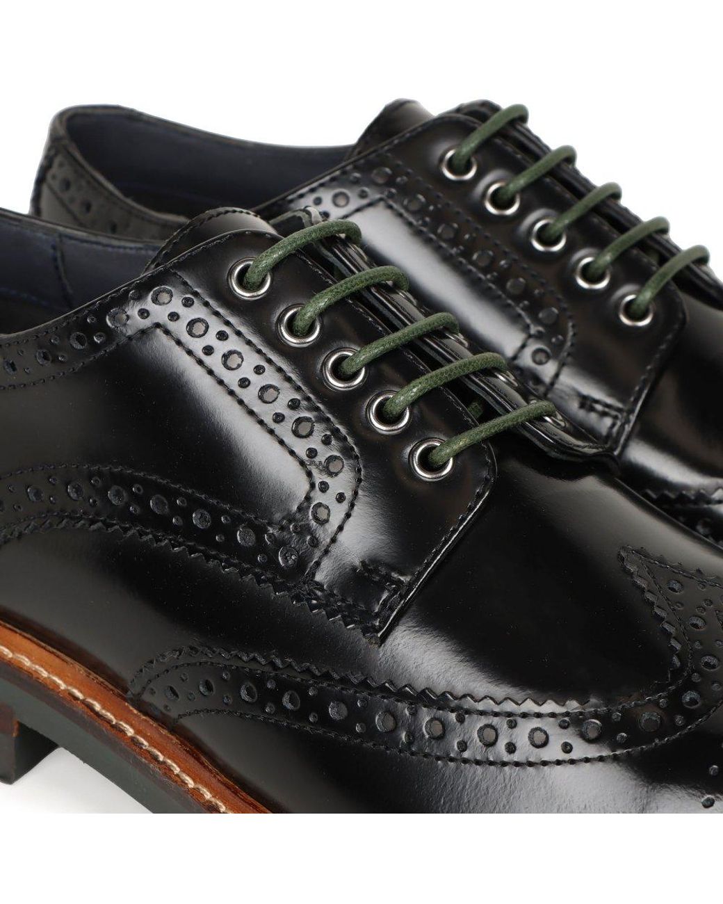 Base London Brown Woburn Brogues for men