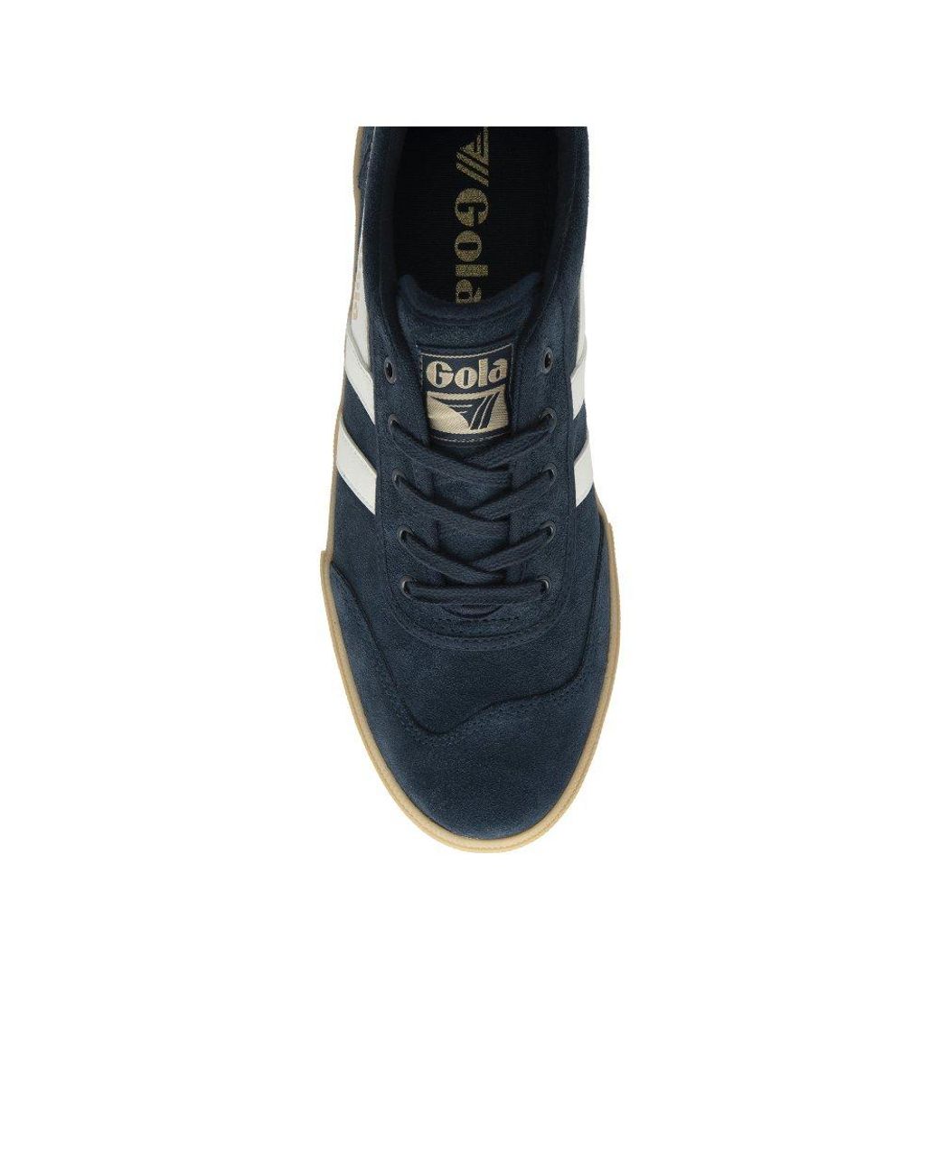 Gola Blue Badminton Suede Trainers for men