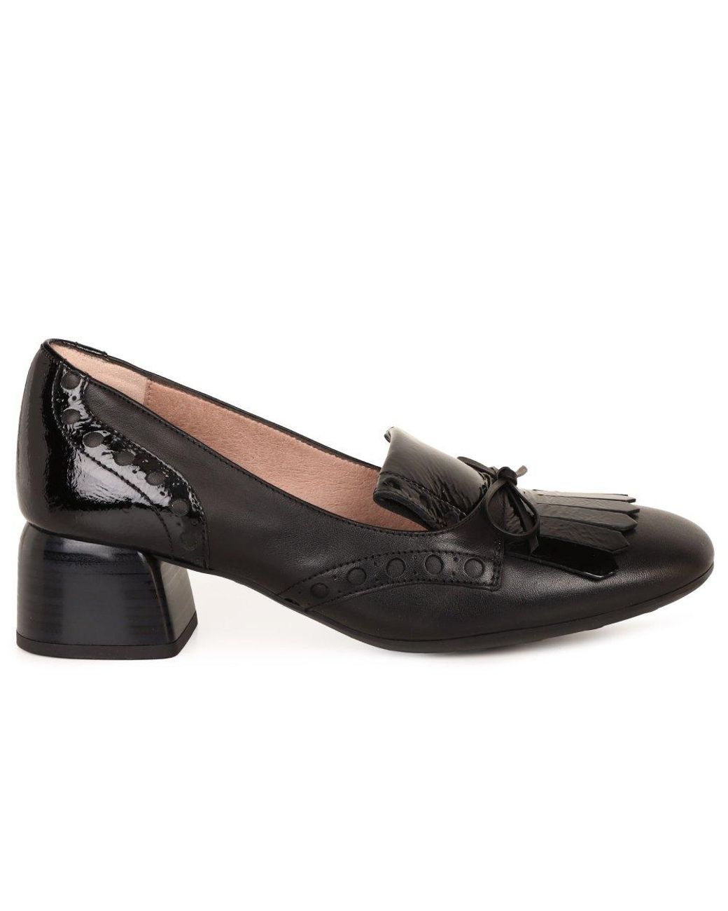 Hispanitas Black Varsovia Court Shoes